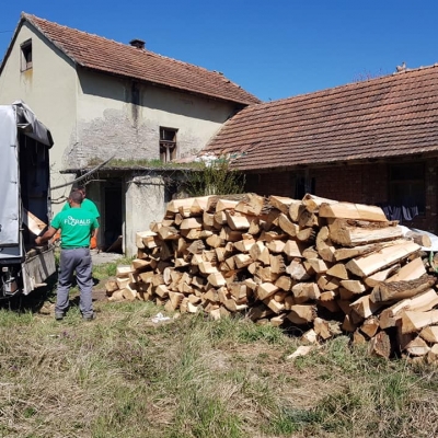 Izrada drveta prethodno uklonjenih stabala, te ospkrbljivanje ugroženih mještana okolnih naselja cijena, Hrvatska
