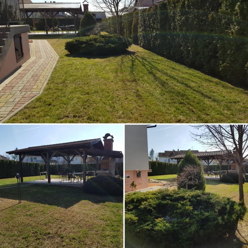 Orezivanje i fitosanitetska zaštita tuja, uređenje kamenjara i sadnja trajnica