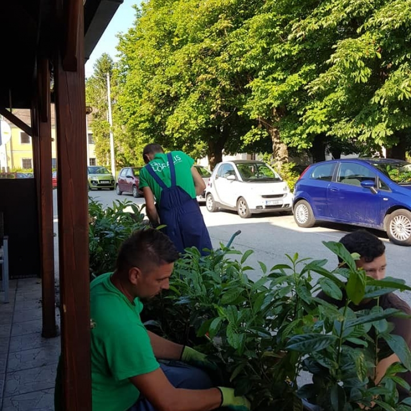 Obnova terase i žardinjera poznatog vrbovečkog kafića