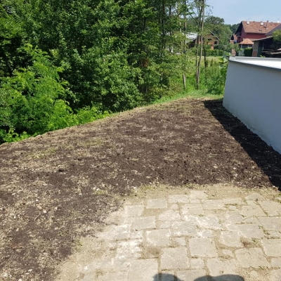 Nadosijavanje travnjaka, planiranje zemlje, ravnanje i sijanje novog travnjaka cijena, Hrvatska