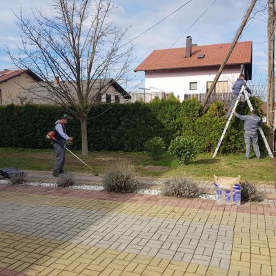Košnja, prozračivanje, orezivanje, sijanje trave cijena, Hrvatska