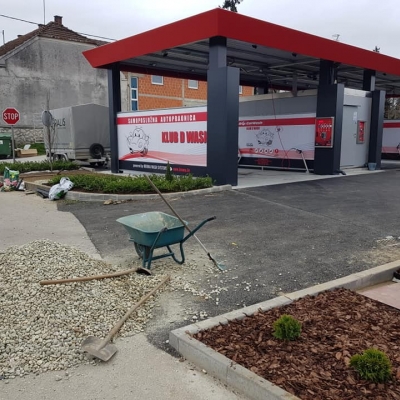 Projekt uređenja okoliša nove autopraonice KlubD WASH cijena, Hrvatska