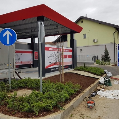 Projekt uređenja okoliša nove autopraonice KlubD WASH cijena, Hrvatska