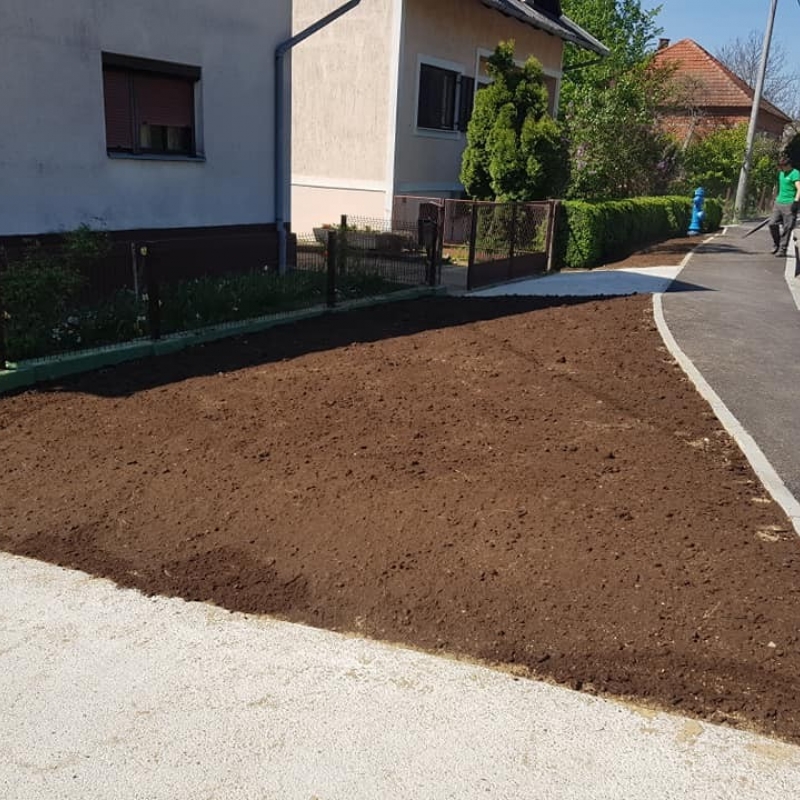 Sijanje novog travnjaka i uređenje zelenih površina