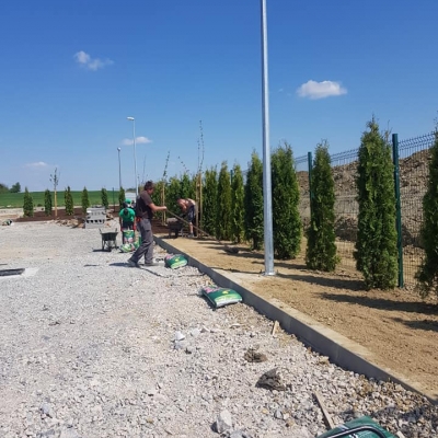 Krajobrazno uređenje novog reciklažnog dvorišta u Štefanju cijena, Hrvatska