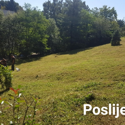 Košnja, sakupljanje i odvoz pokošene trave cijena, Hrvatska