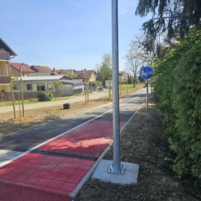 Zemljani radovi i humusiranje, sadnja stabala i grmova, sijanje trave duž nove šetnice cijena, Hrvatska