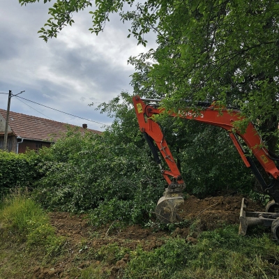 Zemljani radovi, čišćenja terena, planiranje i nasipavanje dvorišta, iskop temelja, rovova za instalacije, dovoz rasutih materijala cijena, Hrvatska