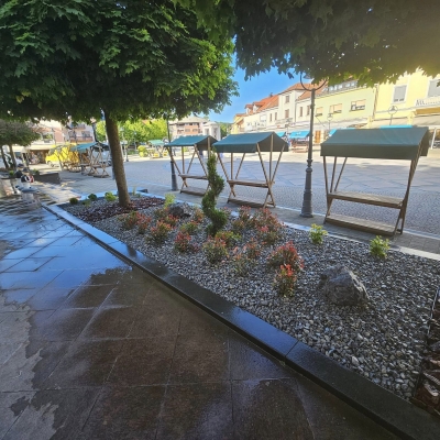 Uređenje trga, sadnja biljaka i postavljanje ukrasnih granulata i drvne sječke cijena, Hrvatska