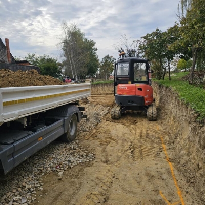 Zemljani radovi, iskop temelja i planiranje posteljice cijena, Hrvatska