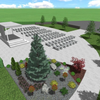 Projektiranje i izvedba okoliša vanjskog svetišta - zemljani radovi, sadnja biljaka i stabala, izrada ukrasnih gredica i modernog kamenjara cijena, Hrvatska