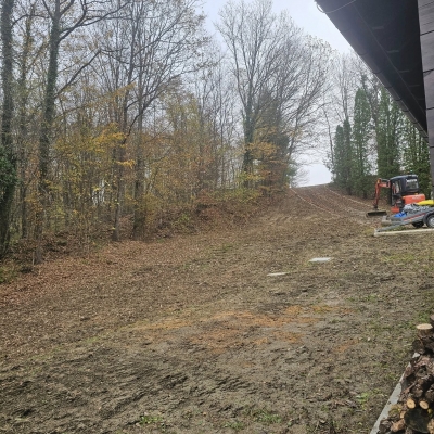Čišćenje šumskog terena, planiranje i dovoz zemlje, izrada travnjaka, izrada kolnog prilaza cijena, Hrvatska