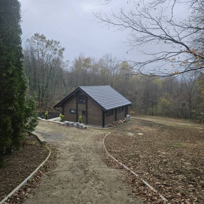 Čišćenje šumskog terena, planiranje i dovoz zemlje, izrada travnjaka, izrada kolnog prilaza